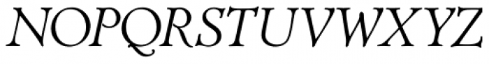 Biblia Serif Italic Font UPPERCASE