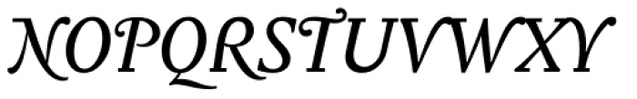 Biblon Swash Italic Font UPPERCASE