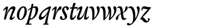 Biblon Swash Italic Font LOWERCASE