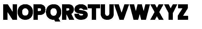 Bibroze Font UPPERCASE