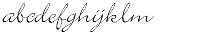 Bickley Script Font LOWERCASE