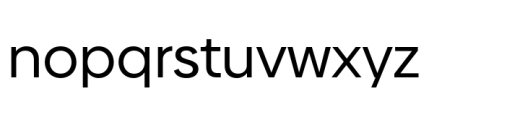 Biennale Arabic Regular Font LOWERCASE