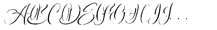 Biframes Italic Font UPPERCASE