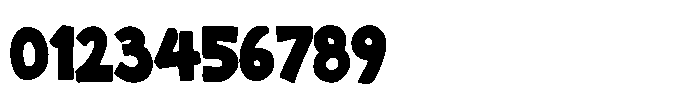 Big Bold Chunky Font OTHER CHARS