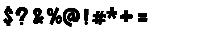 Big Boss Smile Font OTHER CHARS
