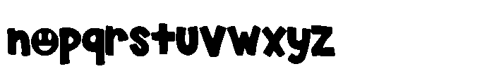 Big Boss Smile Font LOWERCASE