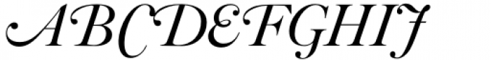 Big Caslon Italic Swash Font UPPERCASE