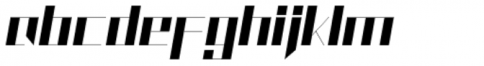Big Citee Italic Font LOWERCASE
