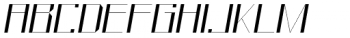 Big Citee Light Italic Font UPPERCASE