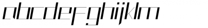 Big Citee Light Italic Font LOWERCASE