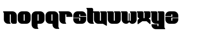 Big Core Font LOWERCASE