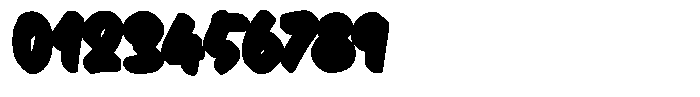 Big Drop Extrude Font OTHER CHARS