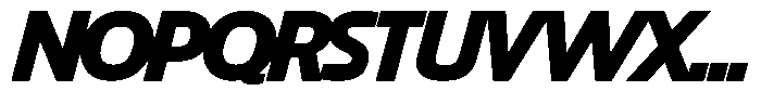 Big Druto Display Bold Italic Font UPPERCASE