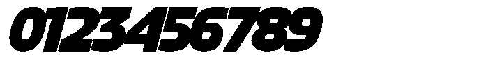 Big Druto Display Extra Bold Italic Font OTHER CHARS