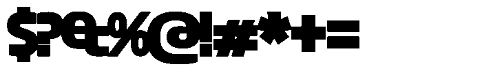 Big Druto Display Extra Bold Font OTHER CHARS