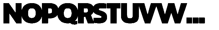 Big Druto Display Extra Bold Font UPPERCASE