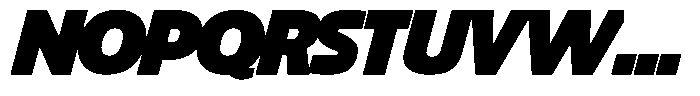 Big Druto Display Heavy Italic Font UPPERCASE