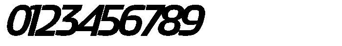 Big Druto Display Medium Italic Font OTHER CHARS
