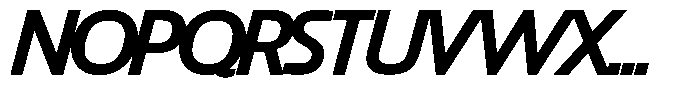 Big Druto Display Medium Italic Font UPPERCASE