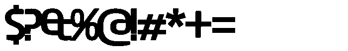 Big Druto Display Medium Font OTHER CHARS