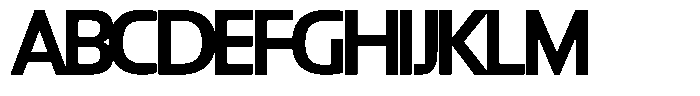 Big Druto Display Medium Font UPPERCASE