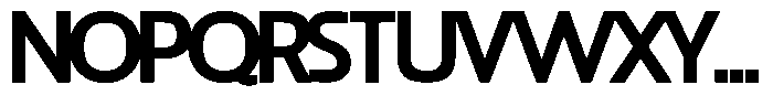 Big Druto Display Medium Font UPPERCASE