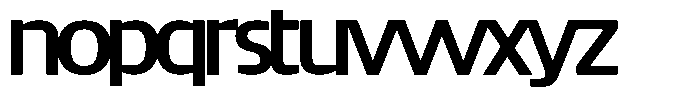 Big Druto Display Medium Font LOWERCASE