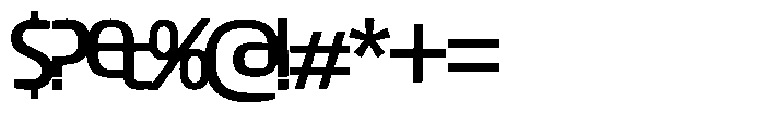 Big Druto Display Regular Font OTHER CHARS