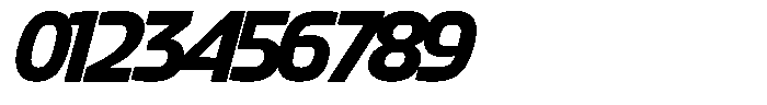 Big Druto Display Semi Bold Italic Font OTHER CHARS