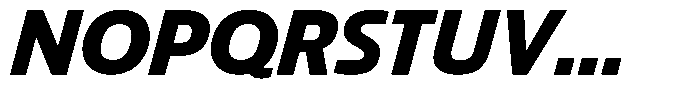 Big Druto Norm Bold Italic Font UPPERCASE