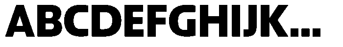 Big Druto Norm Bold Font UPPERCASE