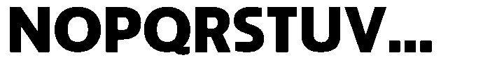 Big Druto Norm Bold Font UPPERCASE