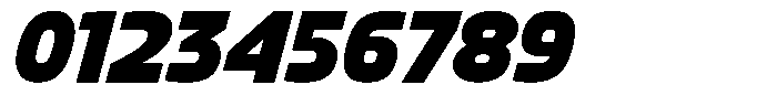 Big Druto Norm Extra Bold Italic Font OTHER CHARS