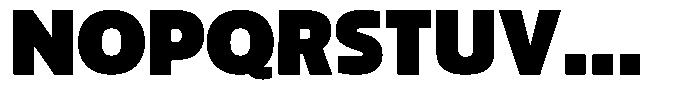 Big Druto Norm Heavy Font UPPERCASE