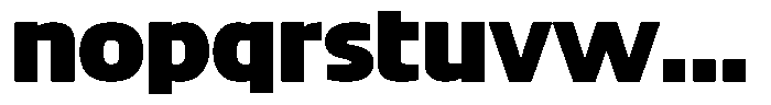 Big Druto Norm Heavy Font LOWERCASE