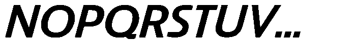 Big Druto Norm Medium Italic Font UPPERCASE