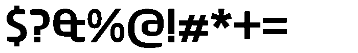 Big Druto Norm Medium Font OTHER CHARS