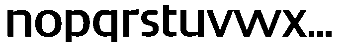 Big Druto Norm Medium Font LOWERCASE