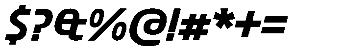 Big Druto Norm Semi Bold Italic Font OTHER CHARS