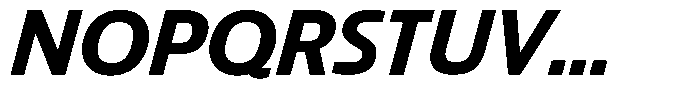 Big Druto Norm Semi Bold Italic Font UPPERCASE