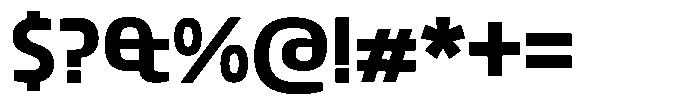 Big Druto Norm Semi Bold Font OTHER CHARS