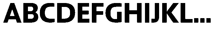 Big Druto Norm Semi Bold Font UPPERCASE