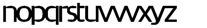 Big Druto Variable Font LOWERCASE