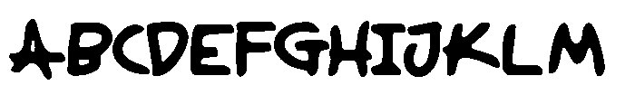 Big Ole Font UPPERCASE