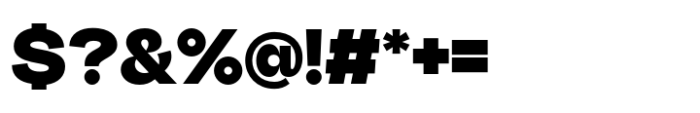 Big Sans Black Font OTHER CHARS