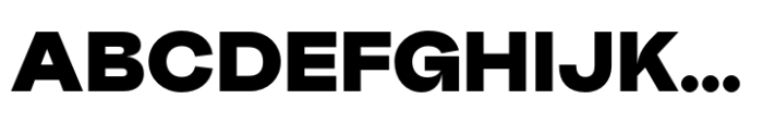 Big Sans Black Font UPPERCASE