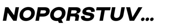 Big Sans Extra Bold Slanted Font UPPERCASE