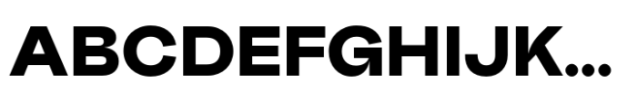 Big Sans Extra Bold Font UPPERCASE