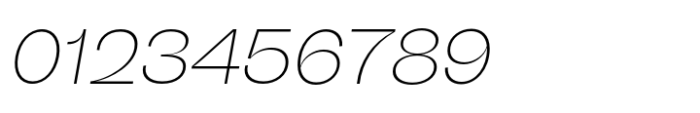 Big Sans Extra Light Slanted Font OTHER CHARS