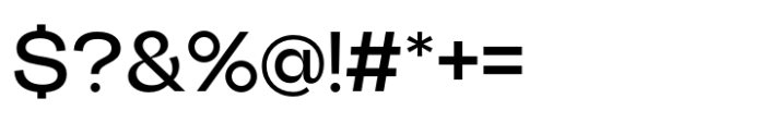 Big Sans Medium Font OTHER CHARS